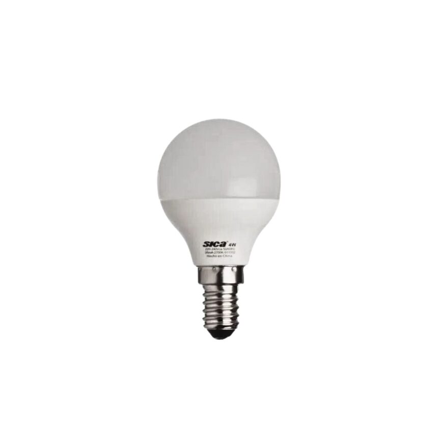 LAMPARA GOTA LED SICA 4W E14 FRIA Distri Sal Distribuidor