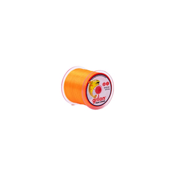 Nylon Grilon p/pesca naranja 0.25mm bob 1/4lb  [UM 1u |]