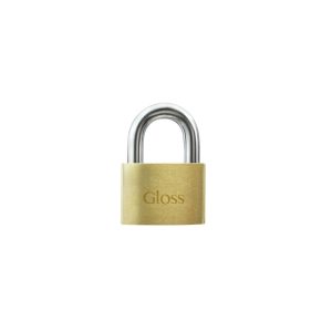 Candado 60mm satinado tambor bronce Gloss  [UM 1u | 6u | 60u]