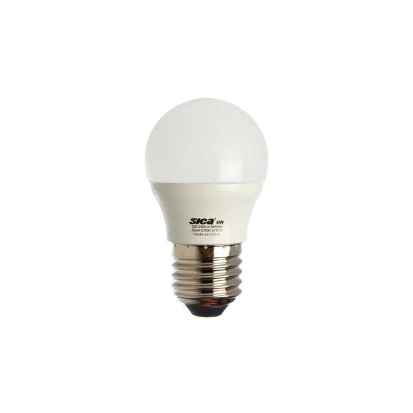 Lampara gota led Sica 4w E27 fria  [UM 1u | 10u | 100u]