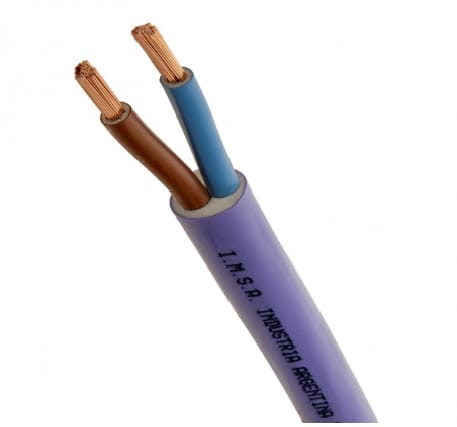 Cable subterraneo 2x4mm rollo x metro Normalizado Sellado [UM 1u ]