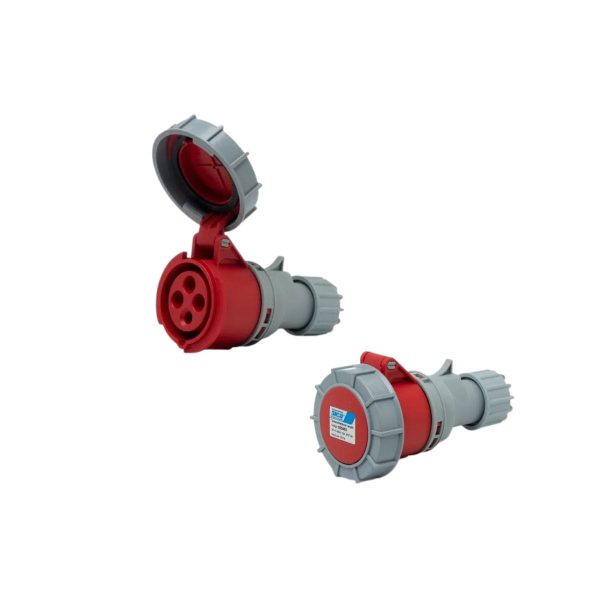Toma industrial acople 3p + t 32a ip67  [UM 1u | 5u | 60u]