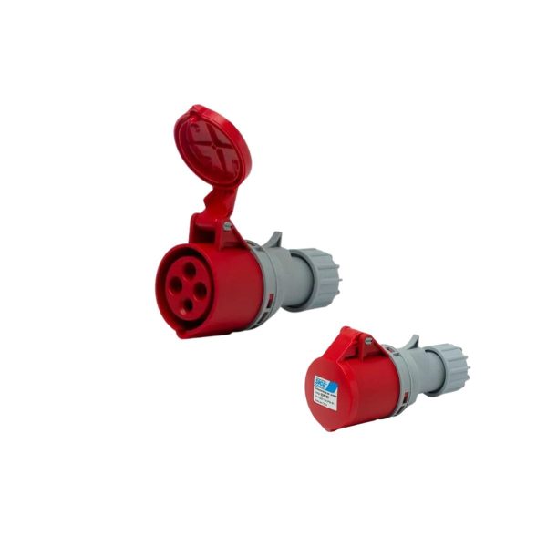 Toma industrial acople 3p + t 16a  [UM 1u | 5u | 120u]