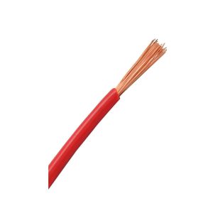 Cable unipolar 6mm rojo x metro Normalizado Sellado  [UM 1u ]