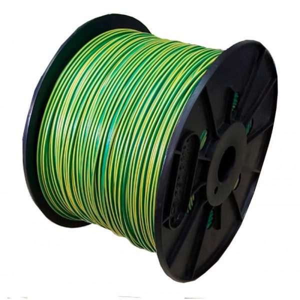 Cable economico unipolar 1.5mm verde bobx900mts  [UM 1u ]