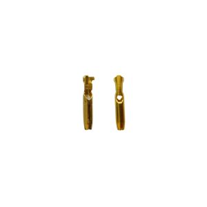 Terminal tubo macho 4mm x100u  [UM 1u ]