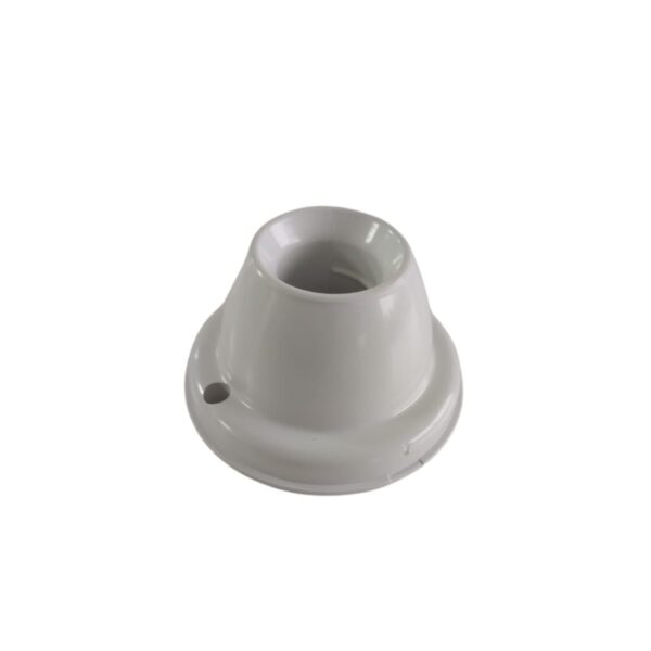 Portalamparas receptaculo recto 1 pieza marfil  [UM 1u | 96u]