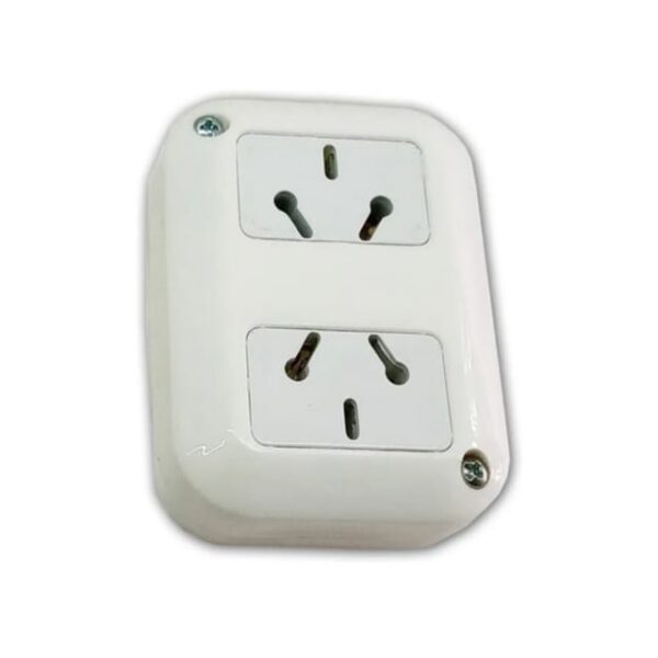 Linea de superficie Taad blanco toma doble  [UM 1u | 20u]