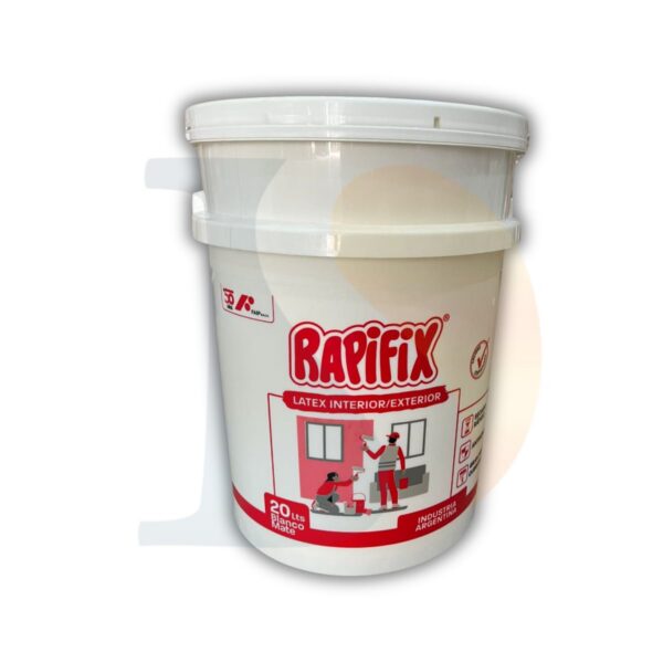 Pintura latex int/ext blanco mate 20l Rapifix  [UM 1u ]