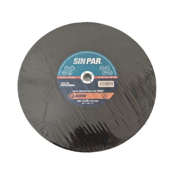 Disco abrasivo p/corte sensitiva 400×3.20×25.4mm  [UM 1u | 25u]