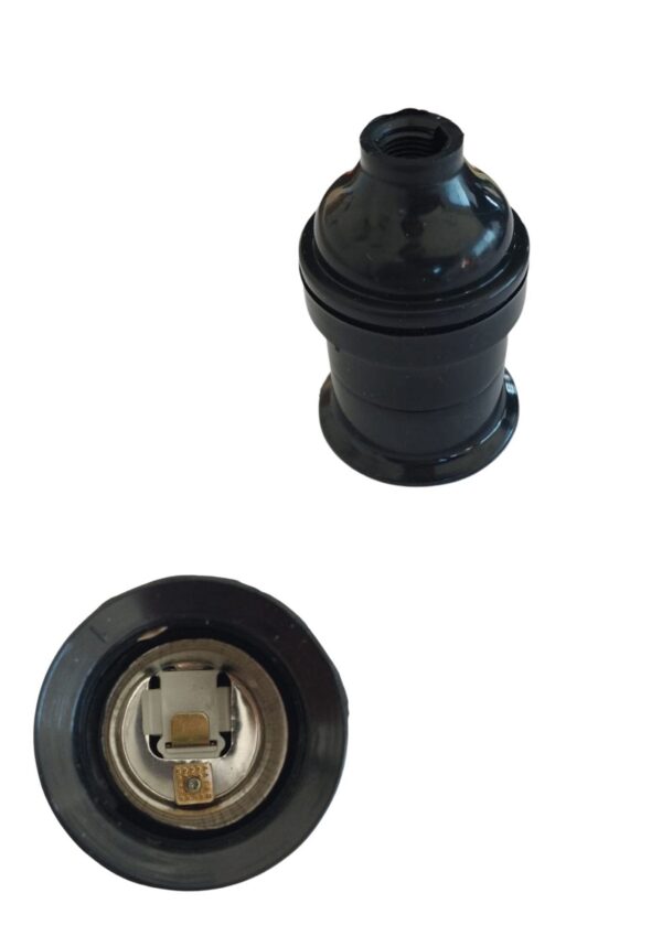 Portalamparas 3 piezas super negro  [UM 1u | 100u]