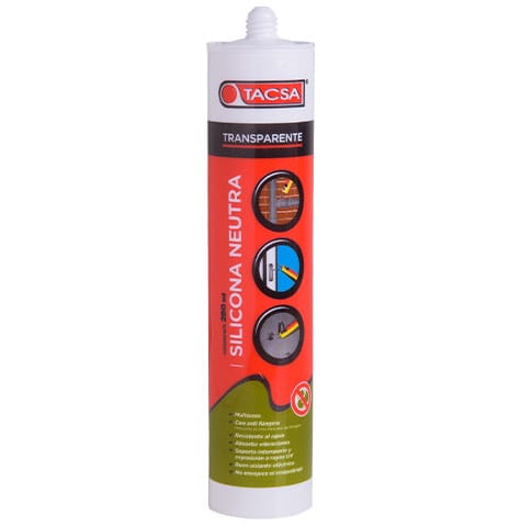Silicona neutra transparente 280ml  [UM 1u | 24u]