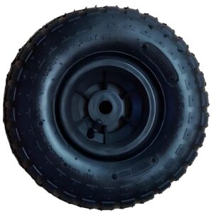 Rueda neumatica 4 tel 260x80 eje 16 llanta plastico  [UM 1u | 10u | 20u]