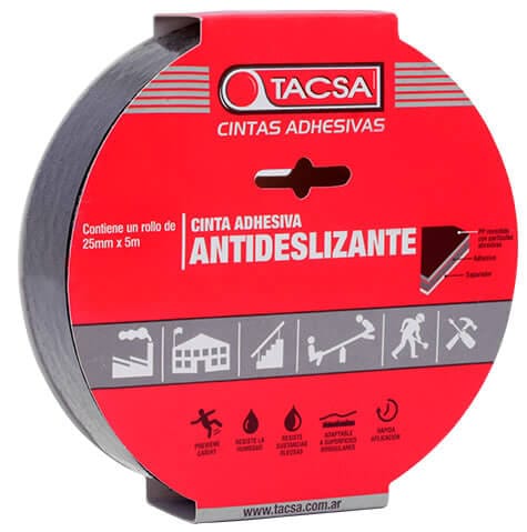 Cinta antideslizante Tacsa 25×5  [UM 1u | 24u]