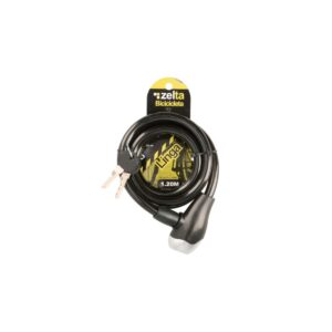 Linga para bicicleta 1.20mts x12mm negra  [UM 1u | 24u | 48u]