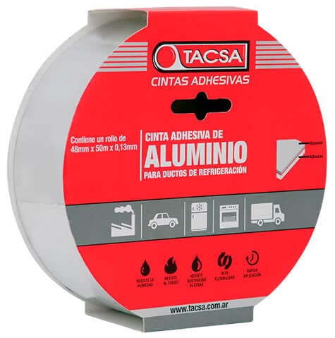 Cinta aluminio 48x25mts Tacsa  [UM 1u | 24u]