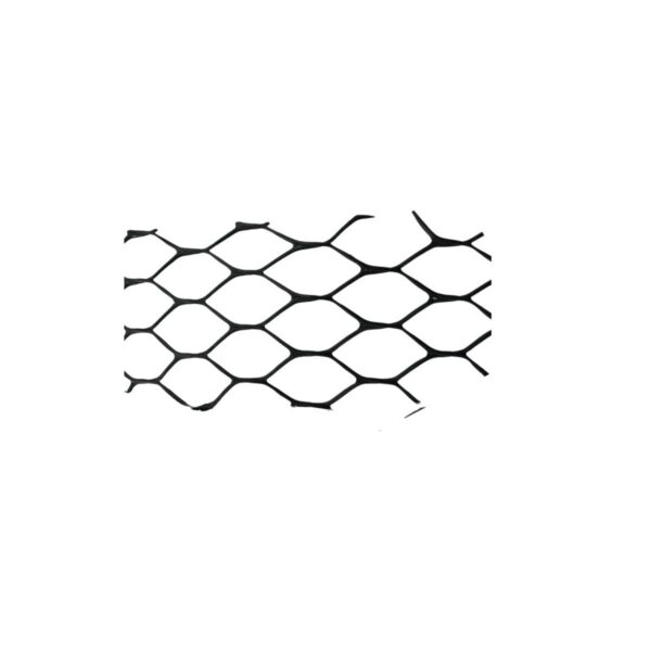 Malla plastica romboidal 11x11mm 1.20x50mts negro  [UM 1u ]