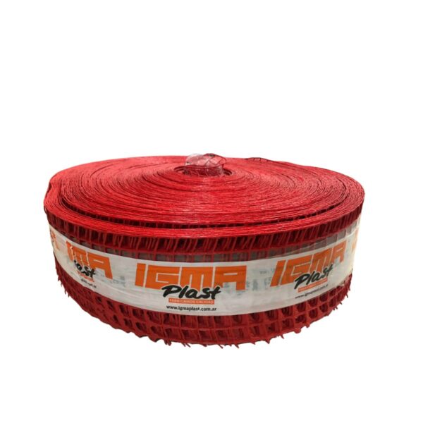 Malla plastica subterranea 15x100mts roja  [UM 1u ]