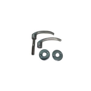 Picaporte doble/b ministerio  platino 40mm  [UM 1u | 12]