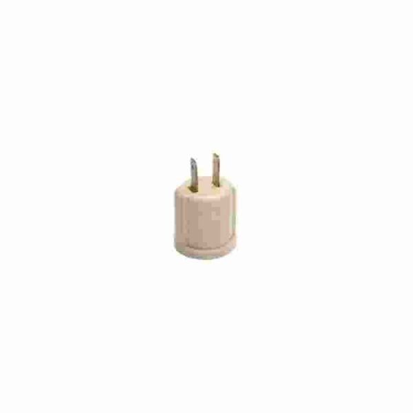 Portalamparas 2 piezas marfil  [UM 1u | 100u]