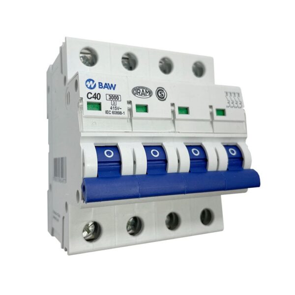 CONTACTOR TRIPOLAR BAW 45kW AC3 95A 1Na Bob:220V#  [UM 1u]