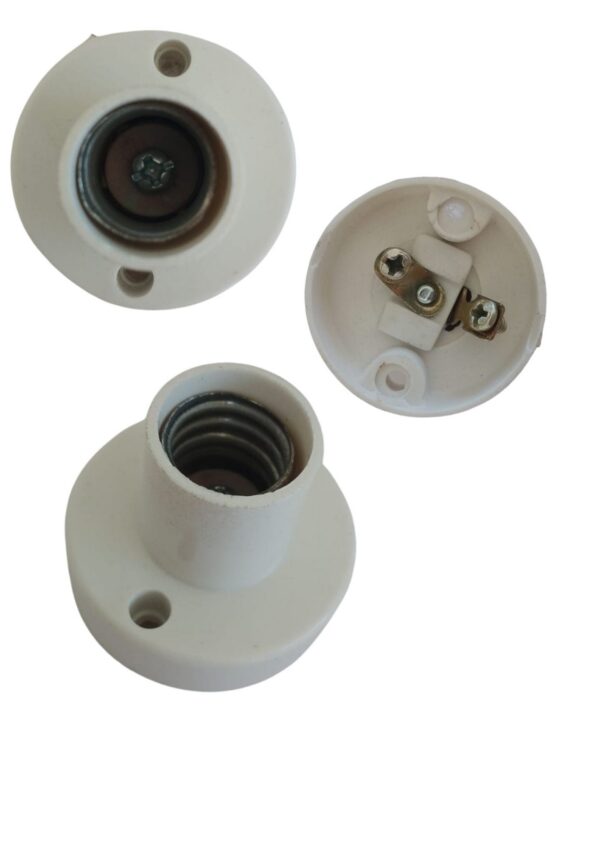 Portalamparas receptaculo mignon 3 piezas blanco  [UM 1u | 200u]