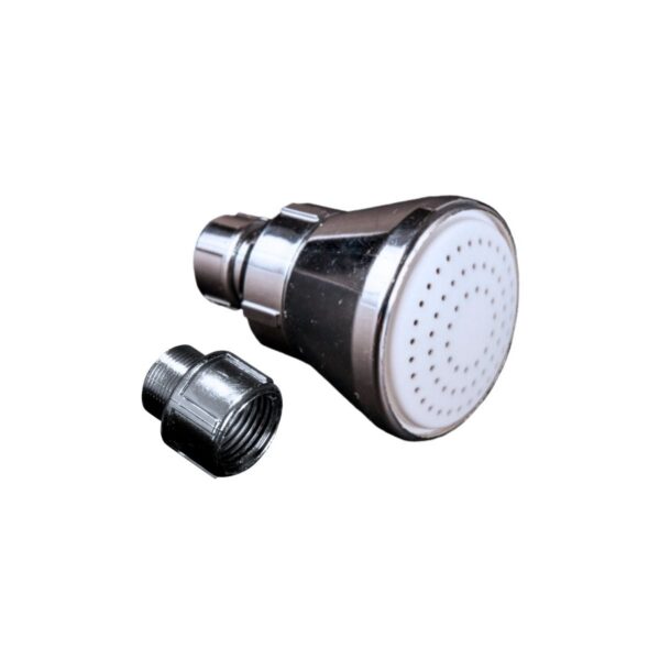 Repuesto de ducha flor + adaptador cromada de abs  [UM 1u | 50u]
