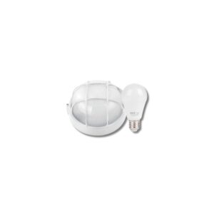 Tortuga redonda c/lampara 13w Sica blanca  [UM 1u | 5u | 40u]