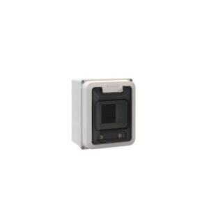 Caja p/pilar 4 bocas IP65 c/tapa transparente  [UM 1u | 24u]
