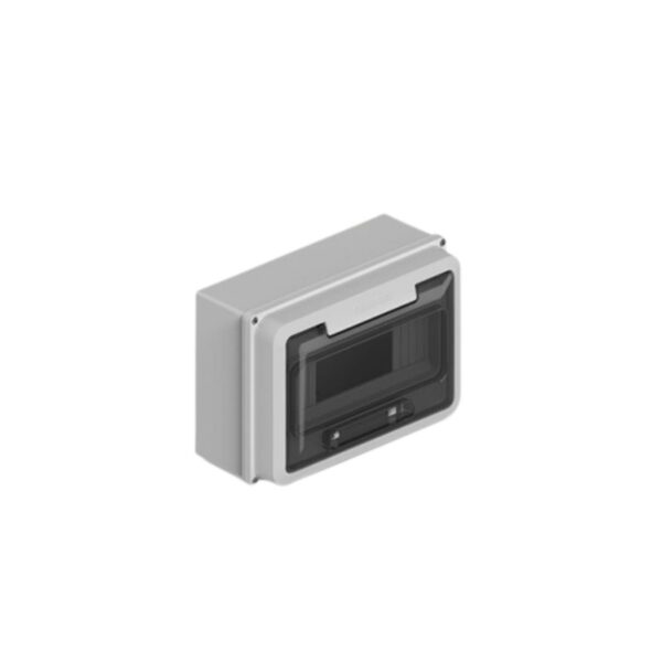 Caja p/pilar 9 bocas ip65 c/tapa transparente  [UM 1u | 24u]