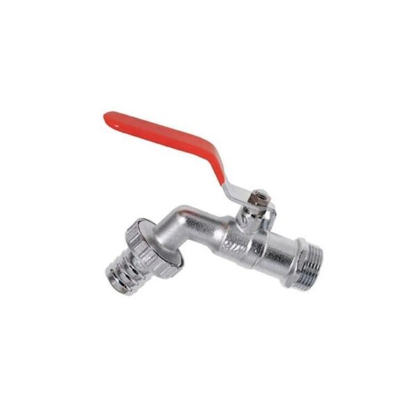 Canilla esferica metal 3/4″ pico 1/2″  [UM 1u | 10u | 100u]
