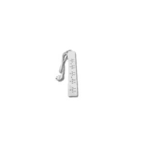 Zapatilla 5 tomas multi-norma c/tecla y cable 1mts  [UM 1u | 50u]