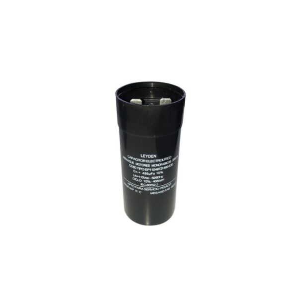Capacitor electrolitico arranque 450/500uf 220vca  [UM 1u | 12u]