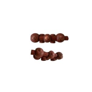 Kit barral de madera 22mm liso teñido s/a 2.40mts  [UM 1u | 5u]