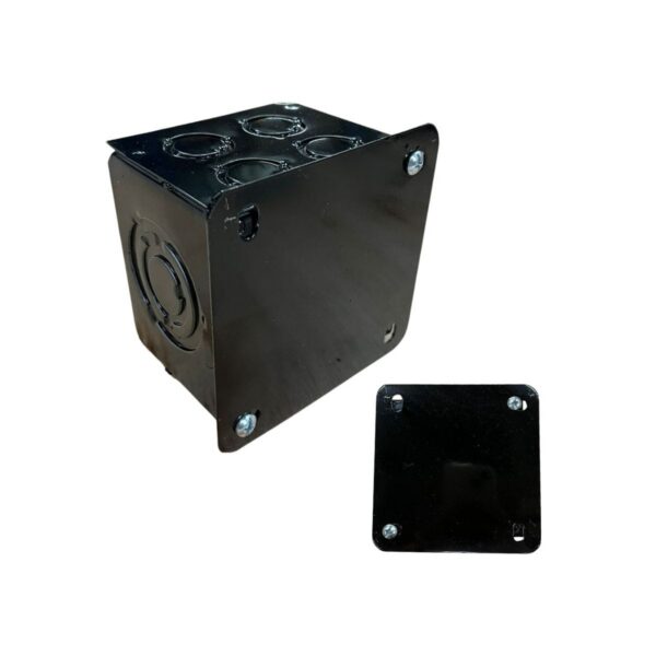 Caja de pase chapa 10x10x8  [UM 1u | 20u | 250u]