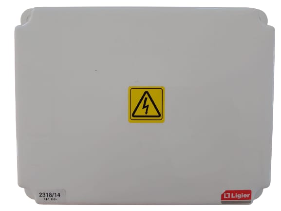 Caja estanco pvc ip65 ext tor 1/4 vta 230x180x140  [UM 1u | 8u]