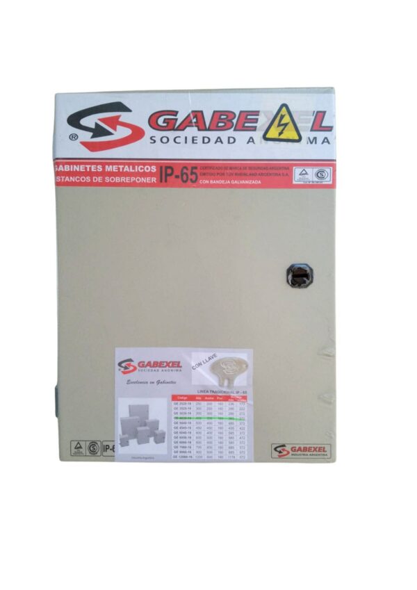 Gabinete ip65 400x300x160 profesional  [UM 1u  ]