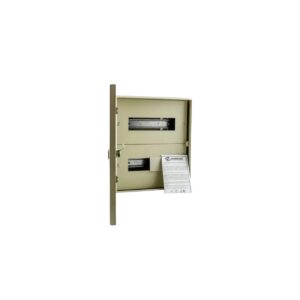 Gabinete metalico ip65 350x300x120 20mod  [UM 1u  ]