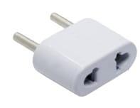 Adaptador americano/aleman blanco  [UM 1u | 100u]