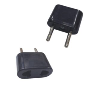 Adaptador americano/aleman negro  [UM 1u | 100u]