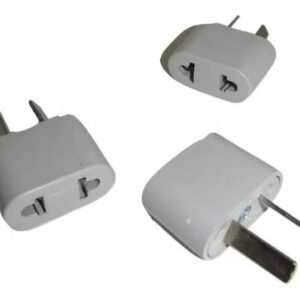 Adaptador americano/aleman p/plana blanco  [UM 1u | 100u]