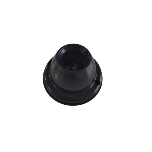 Portalamparas receptaculo recto 1 pieza negro  [UM 1u | 96u]