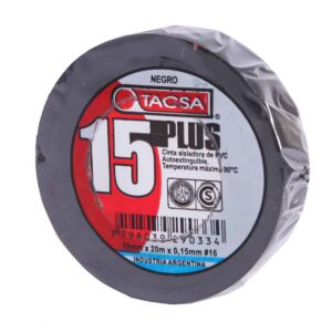 Cinta aisladora Tacsa 20mts  [UM 10u | 100u]
