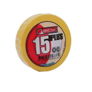 Cinta aisladora Tacsa plus amarilla 20mts [UM 10u | 100u]