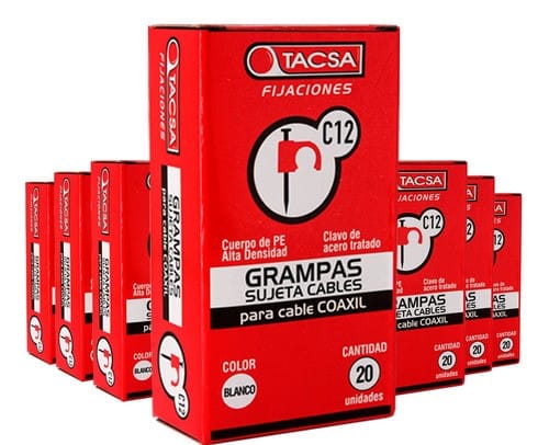 Grampa N12 t.taller 2×1.5mm blanca x20 [UM 10u | 20u | 200u]