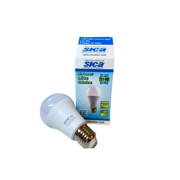 Lampara led clsica 15w fria Sica [UM 10u | 100u]