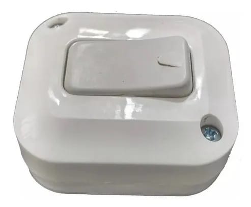 Linea de superficie Taad interruptor blanco  [UM 1u | 30u]