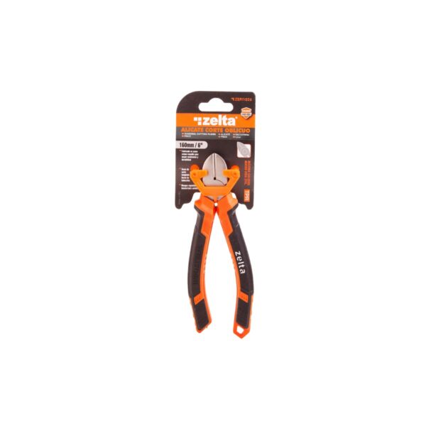 Alicate corte oblicuo 160mm/6″ Zelta  [UM 1u | 12u | 48u]