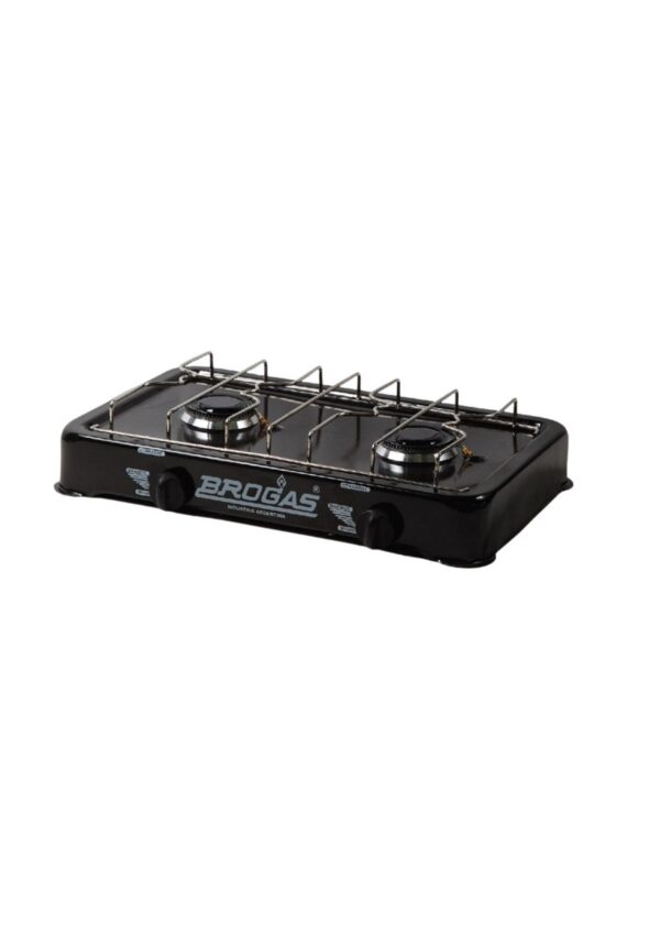 Anafe 2h loza negra c/termocupla gas natural  [UM 1u | 6u]