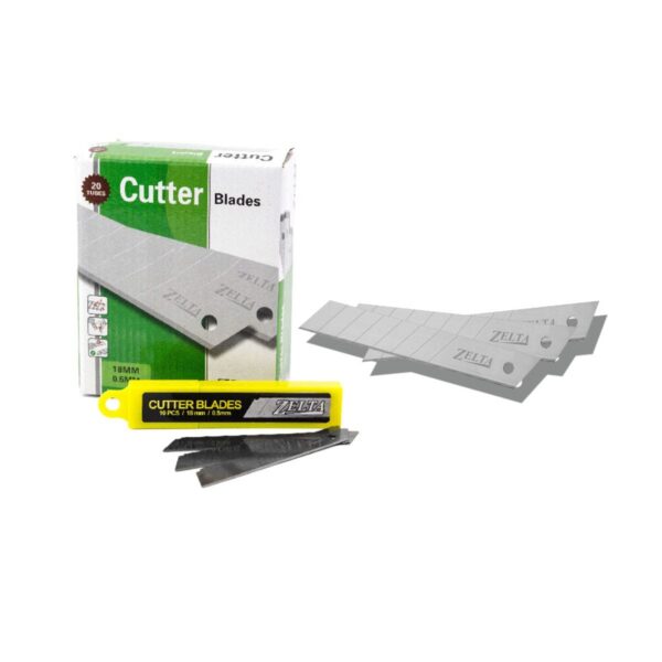 Blister de hojas de cutter 18mm  [UM 1u | 20u | 120u]